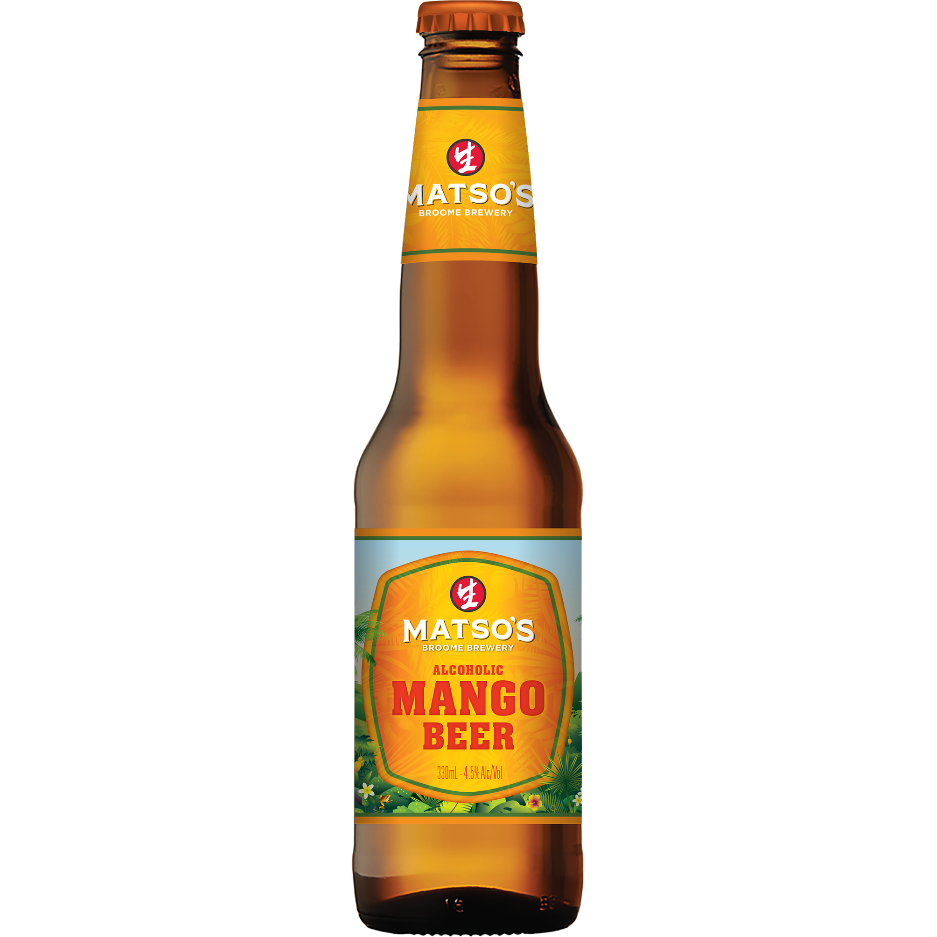 Matso's Broome Brewery Mango Beer Bottle 330ml - Boozeit.com.au