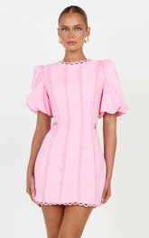 Laila Mini Linen Blend Dress