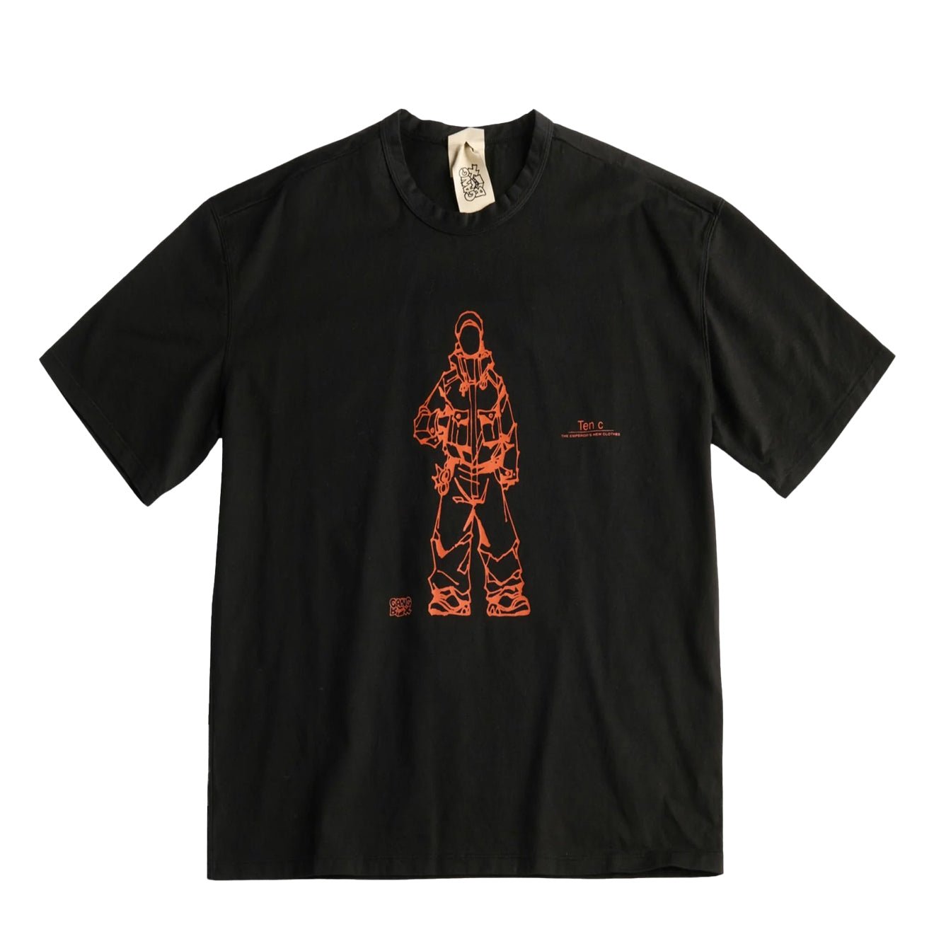 Ten C Gang Box Collab T-Shirt Black - Yards Store