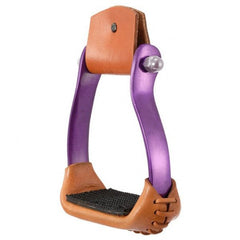 Irvine Aluminum Power Covered Stirrups - Irvine Tack & Western Wear