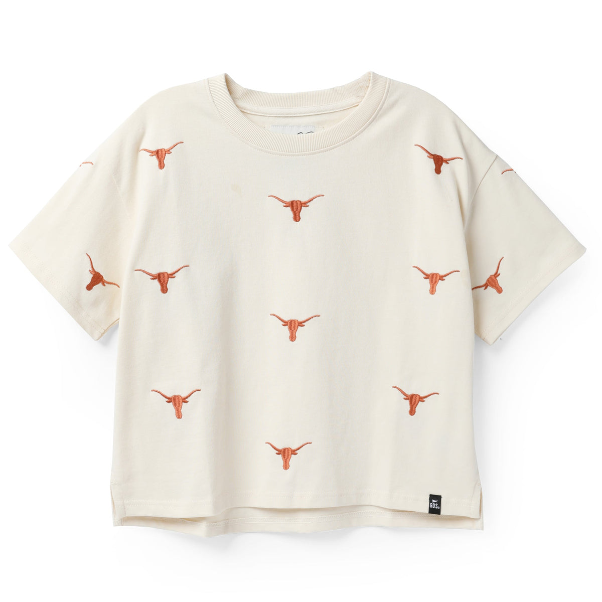 Texas Longhorns Ritter Repeat All Over Embroidery Tee