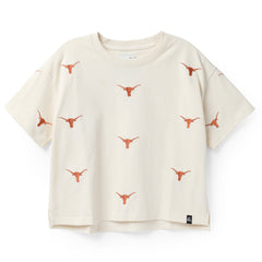 Texas Longhorns Ritter Repeat All Over Embroidery Tee