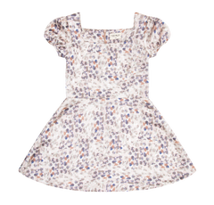 Tenly Satin Puff Sleeve Jubilee Dress - Desert Sand