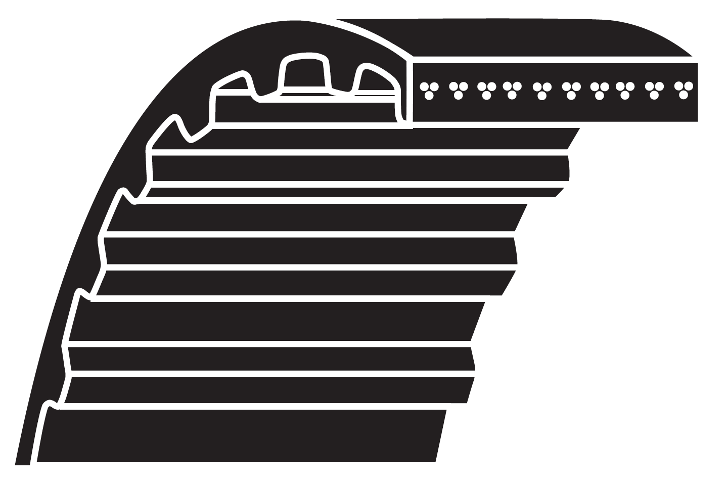 Bestorq 800-H-143 Trapezoidal Timing Belts